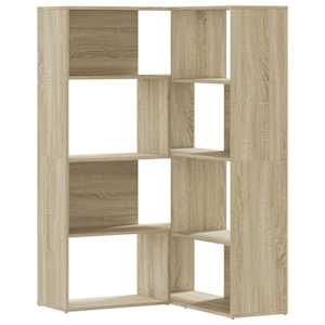vidaXL 4-korruseline Sonoma tamm 85x85x140 cm tehispuit
