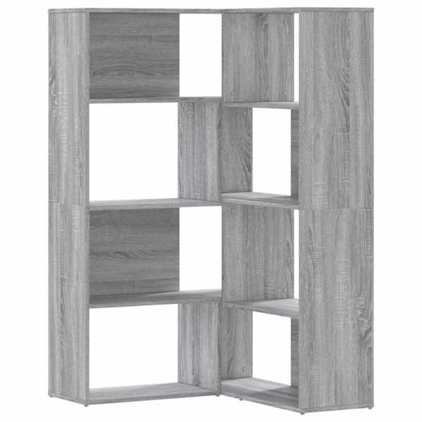 vidaXL 4-korruseline raamaturiiul hall Sonoma 85x85x140 cm tehispuit