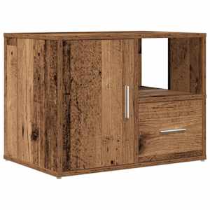 Rohová skříňka old wood 160 x 40 x 45 cm kompozitní dřevo - obrázek 6