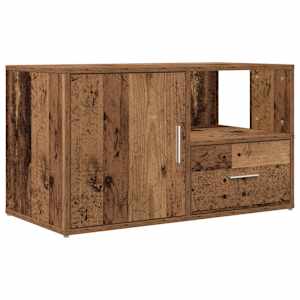 Rohová skříňka old wood 200 x 40 x 45 cm kompozitní dřevo - obrázek 6