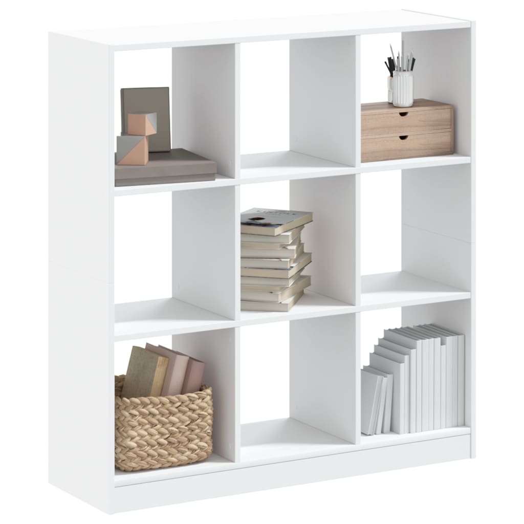 vidaXL Bücherregal Weiß 102x32x108 cm Holzwerkstoff