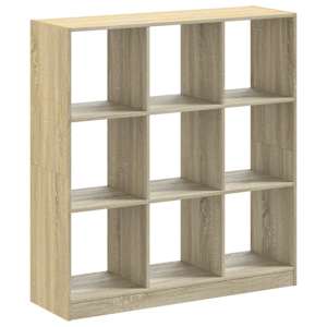 Knihovna dub sonoma 102 x 32 x 108 cm kompozitní dřevo - obrázek 2