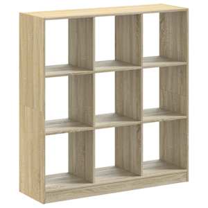 Knihovna dub sonoma 102 x 32 x 108 cm kompozitní dřevo - obrázek 6