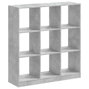 Knihovna betonově šedá 102 x 32 x 108 cm kompozitní dřevo - obrázek 6
