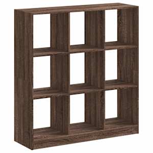 Knihovna hnědý dub 102 x 32 x 108 cm kompozitní dřevo - obrázek 6