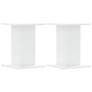 vidaXL taimealused 2 tk, valge, 30 x 30 x 40 cm, tehispuit