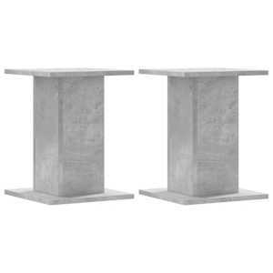 vidaXL taimealused 2 tk, betoonhall, 30x30x40 cm, tehispuit