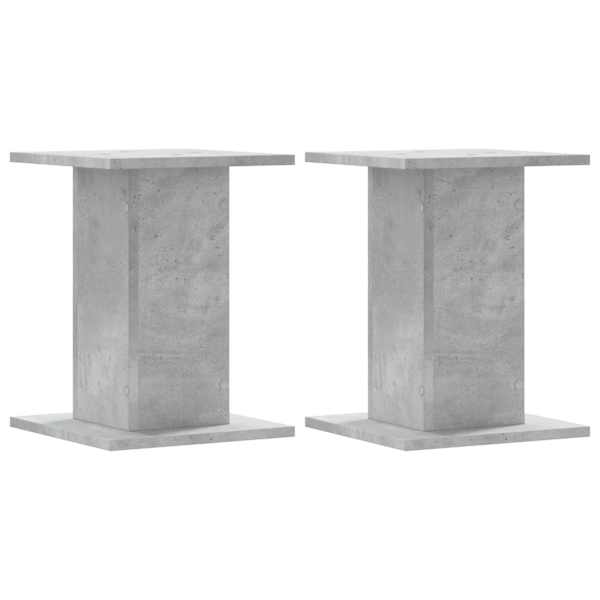 vidaXL taimealused 2 tk, betoonhall, 30x30x40 cm, tehispuit