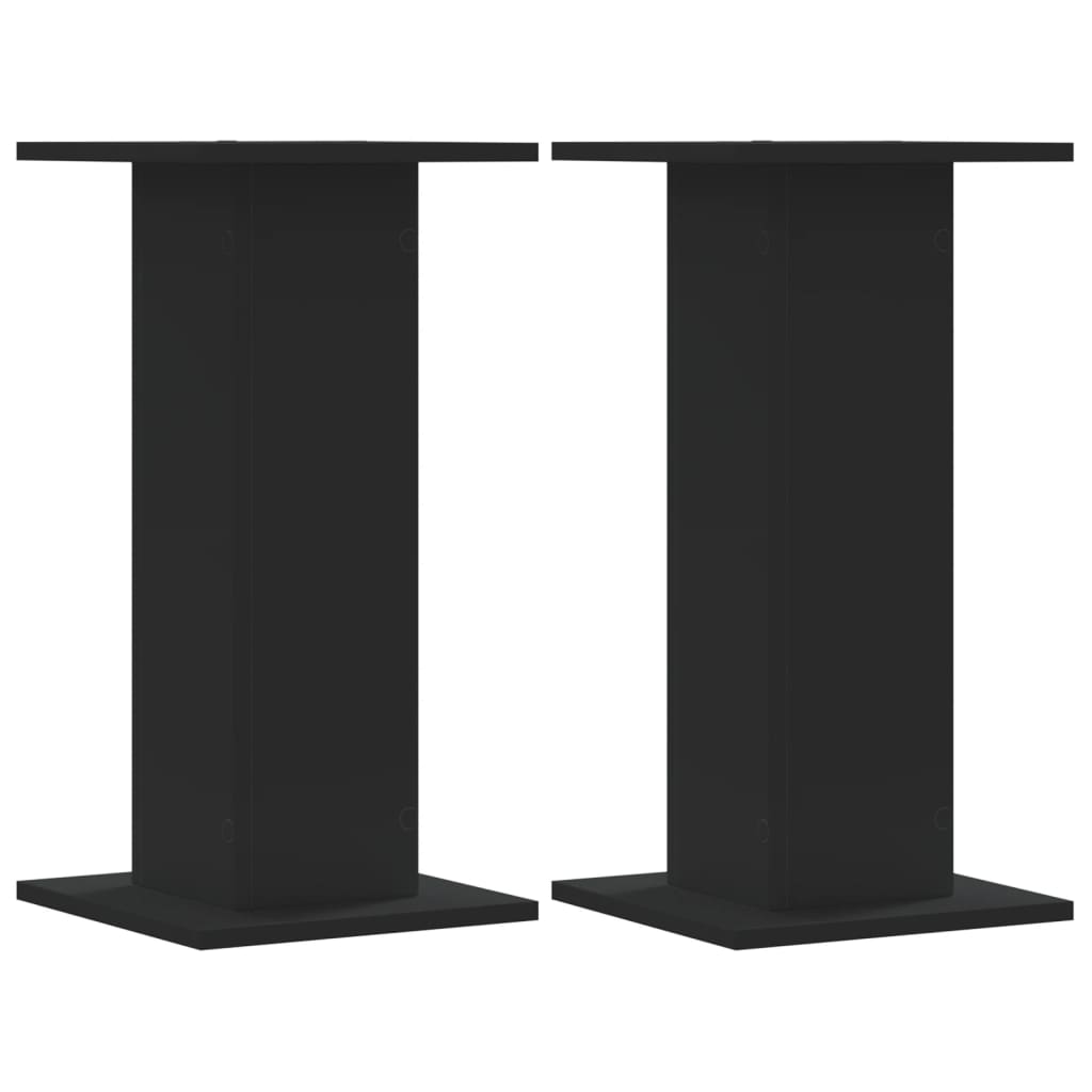 vidaXL Stojany na rostliny 2 ks černé 30 x 30 x 60 cm kompozitní dřevo