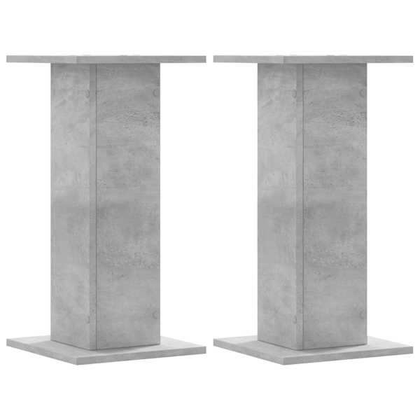 vidaXL taimealused 2 tk, betoonhall, 30 x 30 x 60 cm, tehispuit