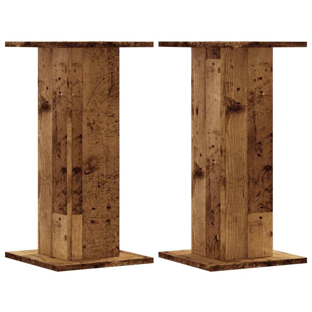 vidaXL Stojany na rostliny 2 ks old wood 30x30x60 cm kompozitní dřevo