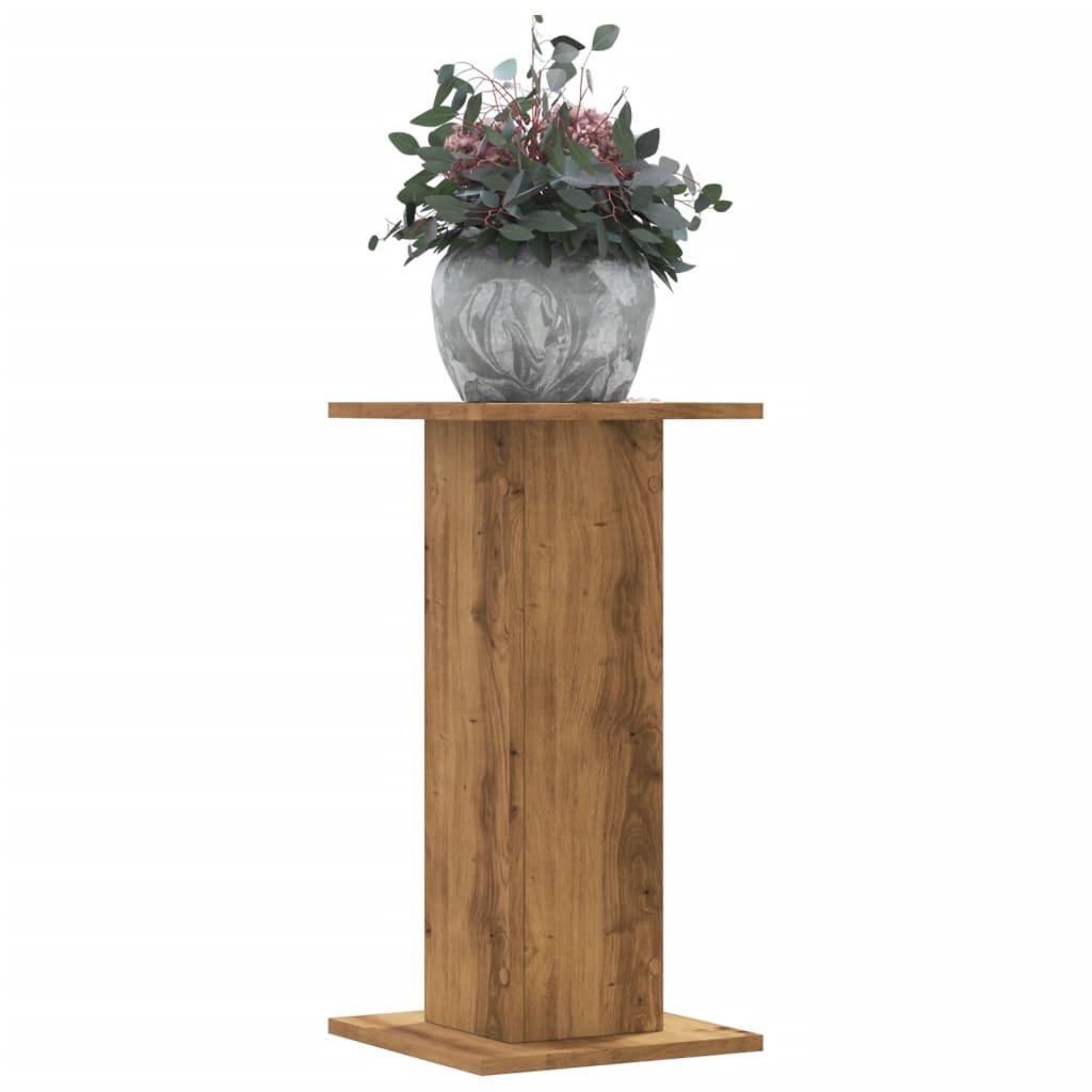 vidaXL Suporturi de plante, 2 buc., stejar artizanal, 30x30x60cm, lemn