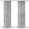 vidaXL taimealused 2 tk, betoonhall, 30x30x80 cm, tehispuit