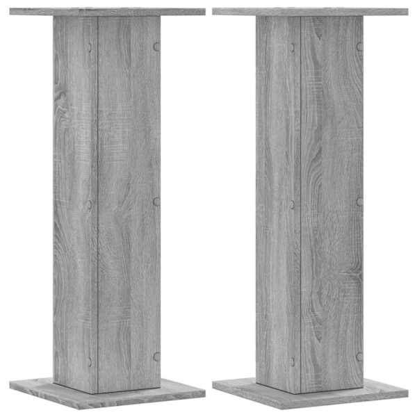 vidaXL taimealused 2 tk, hall Sonoma, 30x30x80 cm, tehispuit