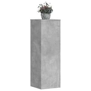 Stojany na rostliny 2 ks betonově šedé 33x33x100 cm kompozit - obrázek 1