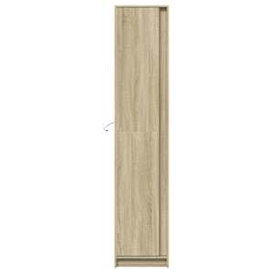 Skříň highboard s LED dub sonoma 41,5 x 32,5 x 200 cm kompozit - obrázek 5