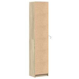 Skříň highboard s LED dub sonoma 41,5 x 32,5 x 200 cm kompozit - obrázek 7