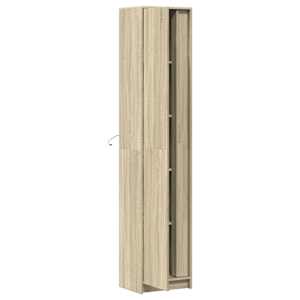 Skříň highboard s LED dub sonoma 41,5 x 32,5 x 200 cm kompozit - obrázek 8
