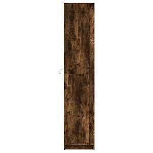 Skříň highboard s LED kouřový dub 41,5 x 32,5 x 200 cm kompozit - obrázek 5