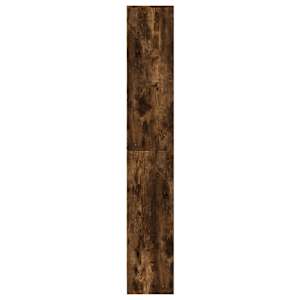 Skříň highboard s LED kouřový dub 41,5 x 32,5 x 200 cm kompozit - obrázek 6