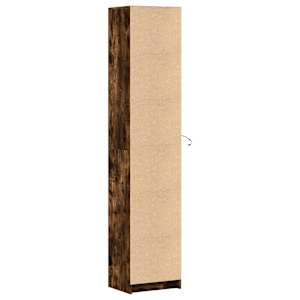Skříň highboard s LED kouřový dub 41,5 x 32,5 x 200 cm kompozit - obrázek 7