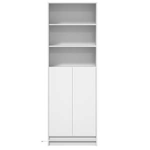 Skříň highboard s LED bílá 69 x 32,5 x 200 cm kompozitní dřevo - obrázek 6