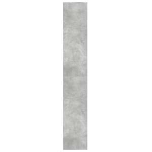 Skříň highboard s LED betonově šedá 69 x 32,5 x 200 cm kompozit - obrázek 7
