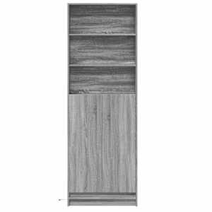Skříň highboard s LED šedá sonoma 69 x 32,5 x 200 cm kompozit - obrázek 6