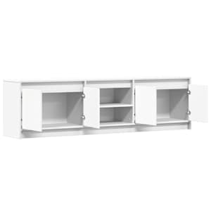 TV skříňka s LED bílá 180 x 34 x 50 cm kompozitní dřevo - obrázek 9