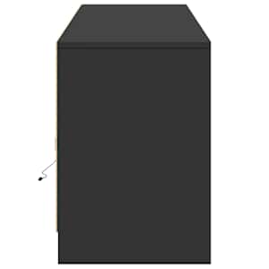 TV skříňka s LED černá 180 x 34 x 50 cm kompozitní dřevo - obrázek 7