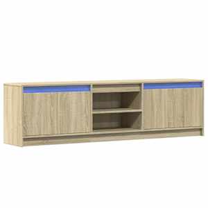 TV skříňka s LED dub sonoma 180 x 34 x 50 cm kompozitní dřevo - obrázek 3