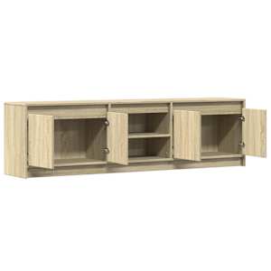 TV skříňka s LED dub sonoma 180 x 34 x 50 cm kompozitní dřevo - obrázek 9