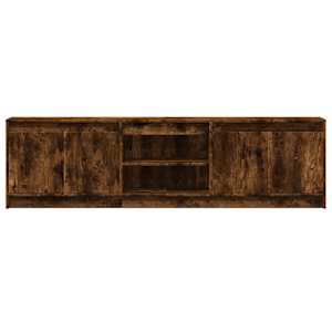 TV skříňka s LED kouřový dub 180 x 34 x 50 cm kompozitní dřevo - obrázek 6