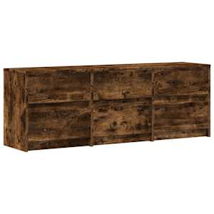 TV skříňka s LED kouřový dub 140 x 34 x 50 cm kompozitní dřevo - obrázek 3
