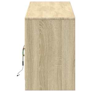 TV skříňka s LED dub sonoma 180 x 34 x 50 cm kompozitní dřevo - obrázek 8