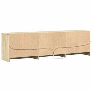 TV skříňka s LED dub sonoma 180 x 34 x 50 cm kompozitní dřevo - obrázek 9