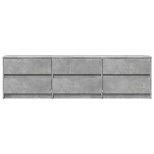 TV skříňka s LED betonově šedá 180x34x50 cm kompozitní dřevo - obrázek 7