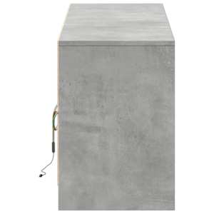 TV skříňka s LED betonově šedá 180x34x50 cm kompozitní dřevo - obrázek 8