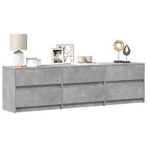 TV skříňka s LED betonově šedá 180x34x50 cm kompozitní dřevo - obrázek 1