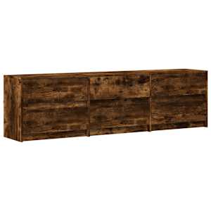 TV skříňka s LED kouřový dub 180 x 34 x 50 cm kompozitní dřevo - obrázek 3