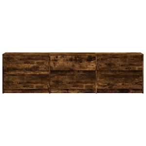 TV skříňka s LED kouřový dub 180 x 34 x 50 cm kompozitní dřevo - obrázek 7