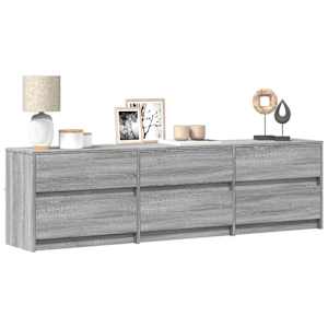 TV skříňka s LED šedá sonoma 180 x 30 x 50 cm kompozitní dřevo - obrázek 1