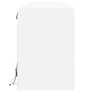 Nástěnná TV skříňka s LED bílá 180 x 31 x 45 cm - obrázek 7