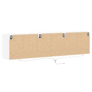 Nástěnná TV skříňka s LED bílá 180 x 31 x 45 cm - obrázek 8