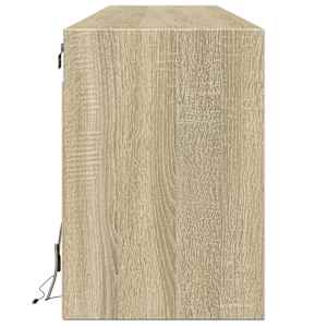 Nástěnná TV skříňka s LED dub sonoma 180 x 31 x 45 cm - obrázek 7