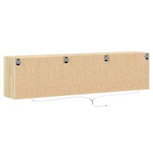 Nástěnná TV skříňka s LED dub sonoma 180 x 31 x 45 cm - obrázek 8