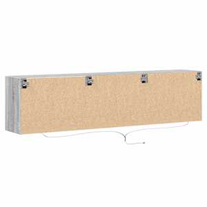 Nástěnná TV skříňka s LED šedá sonoma 180 x 31 x 45 cm - obrázek 8