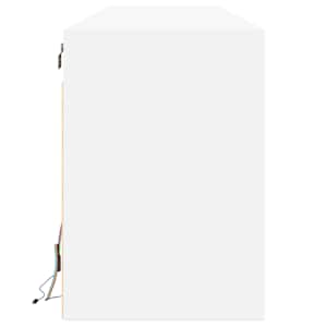 Nástěnná TV skříňka s LED bílá 180 x 31 x 45 cm - obrázek 7