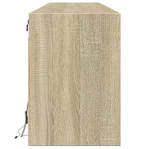 Nástěnná TV skříňka s LED dub sonoma 180 x 31 x 45 cm - obrázek 7