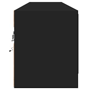 Nástěnná TV skříňka s LED černá 180 x 31 x 38 cm - obrázek 7